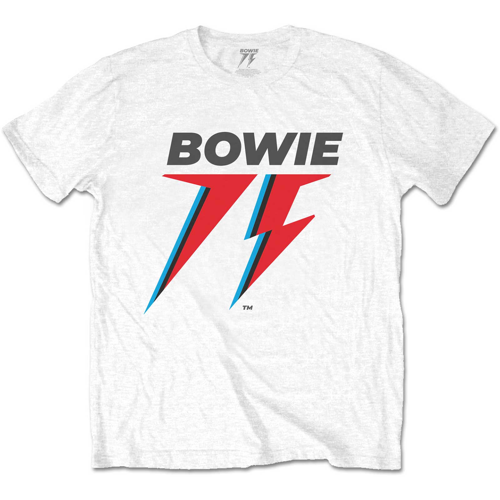 BOWIE, DAVID - 75TH LOGO WHITE (SMALL)