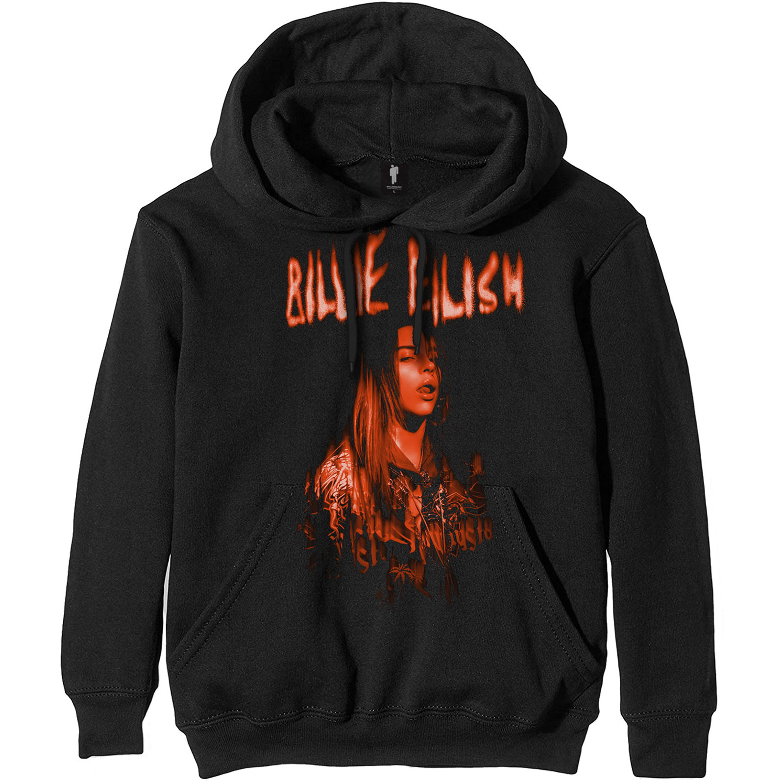 EILISH, BILLIE - SPOOKY LOGO HOODIE (MEDIUM)