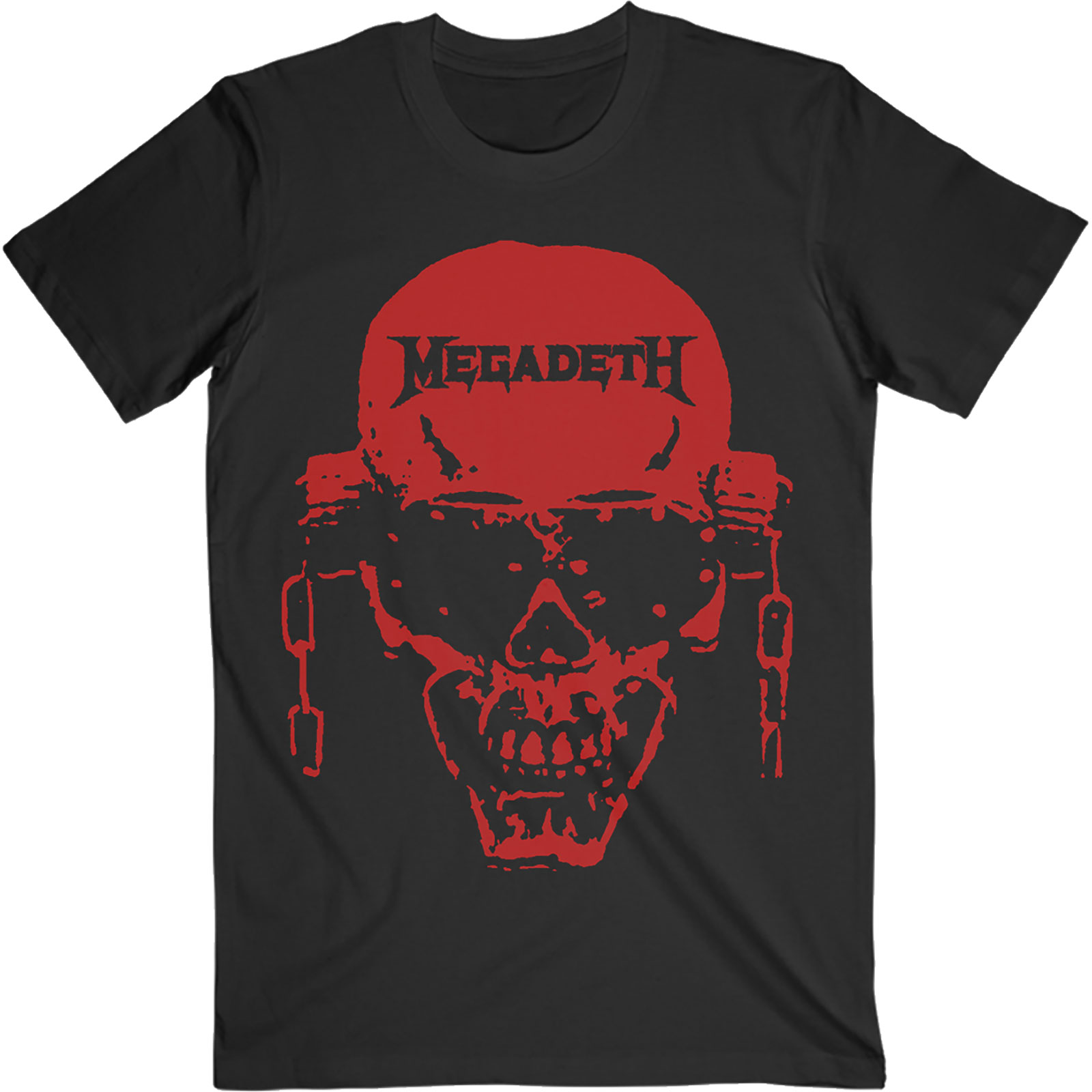 MEGADETH - VIC HI-CONTRAST RED (LARGE)