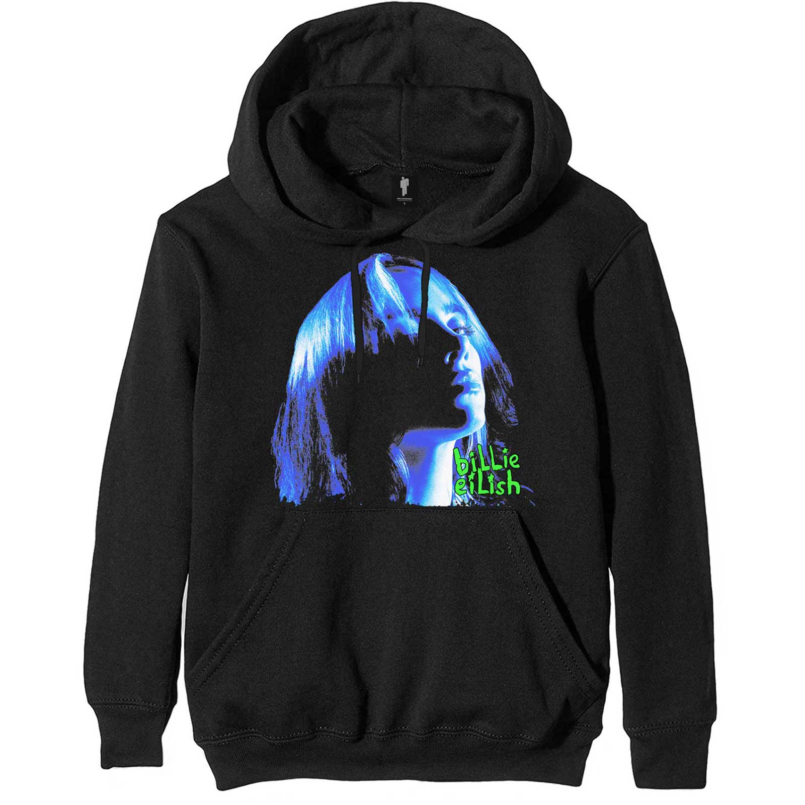 EILISH, BILLIE - NEON SHADOW BLUE HOODIE -SMALL-