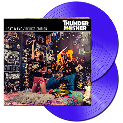 THUNDERMOTHER - HEAT WAVE (2LP DELUXE EDITION/GATEFOLD/CLEAR BLUE)