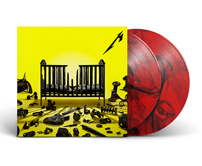 METALLICA - 72 SEASONS -DELUXE EDITION RED/BLACK MARBLED VINYL-