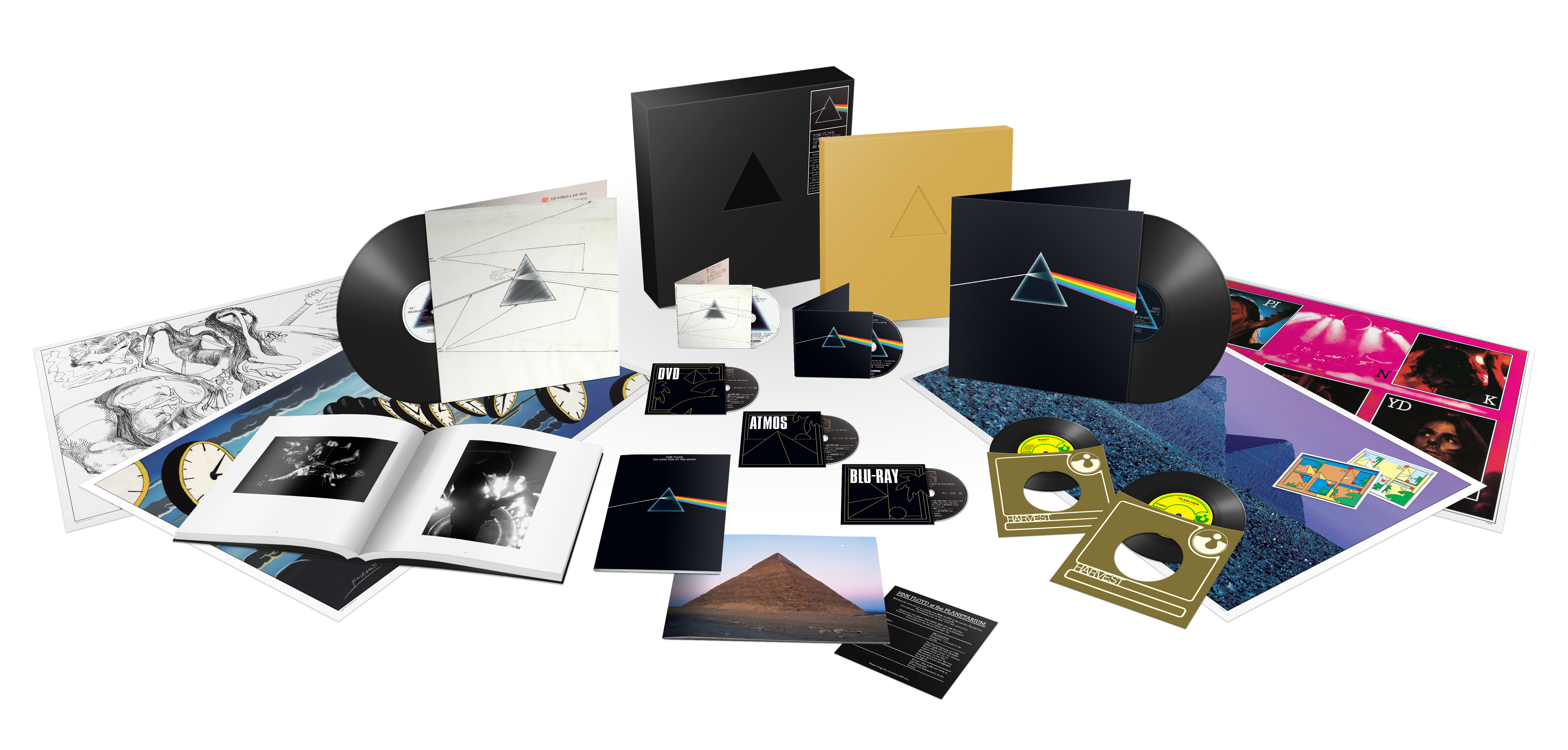 PINK FLOYD - DARK SIDE OF THE MOON (50TH ANNIVERSARY BOXSET)/2 LP +K