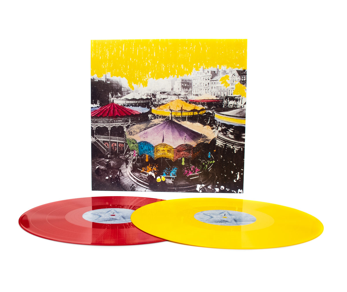 NEUTRAL MILK HOTEL - ON AVERY ISLAND (YELLOW/RED / DELUX