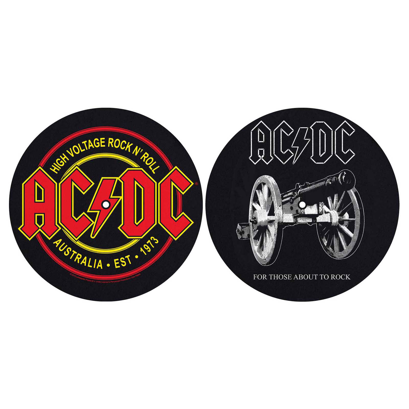 AC/DC - AC/DC TURNTABLE SLIPMAT SET (X2)