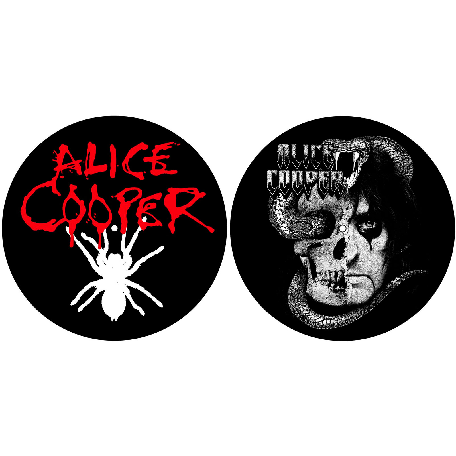 COOPER, ALICE - ALICE COOPER TURNTABLE SLIPMAT SET (X2)