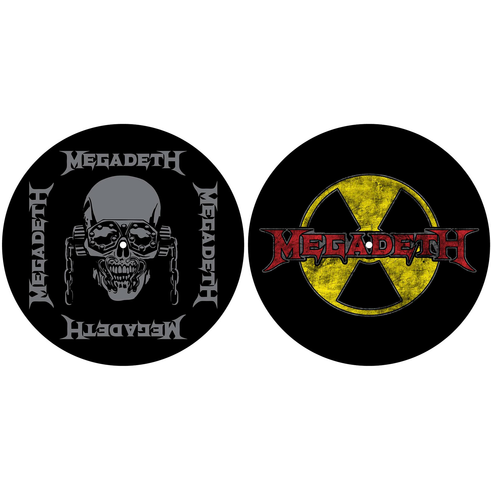 MEGADETH - MEGADETH TURNTABLE SLIPMAT SET (X2)