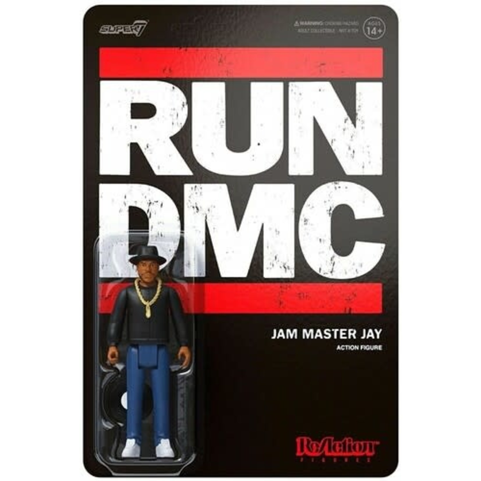RUN DMC - RUN DMC JAM MASTER JAY REACTION FIGURE -BLUE PANTS-