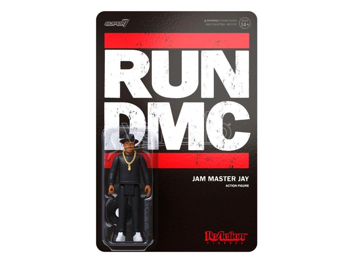 RUN DMC - RUN DMC REACTION FIGURE JAM MASTER JAY-BLACK PANTS-