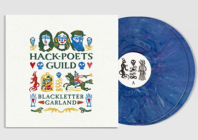 HACK-POETS GUILD - BLACKLETTER GARLAND (BLUE SWIRL)