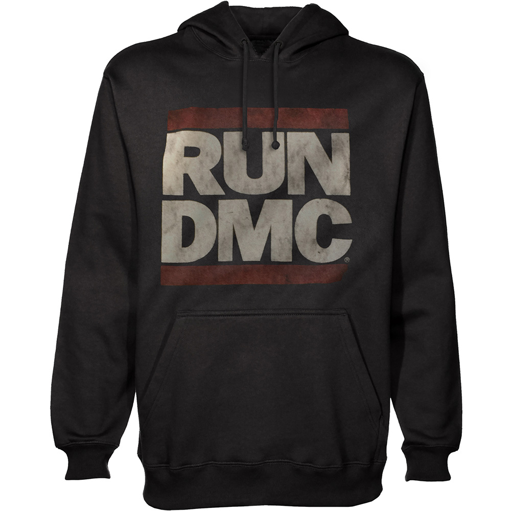 RUN DMC - LOGO HOODIE -LARGE-