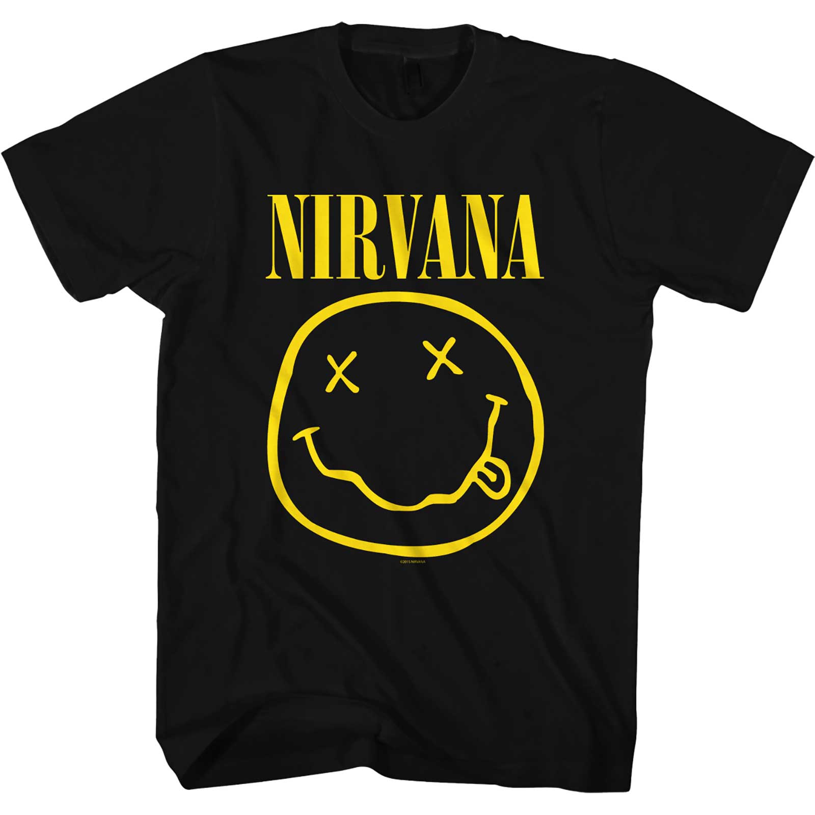 NIRVANA - BLACK SMILEY -SMALL-