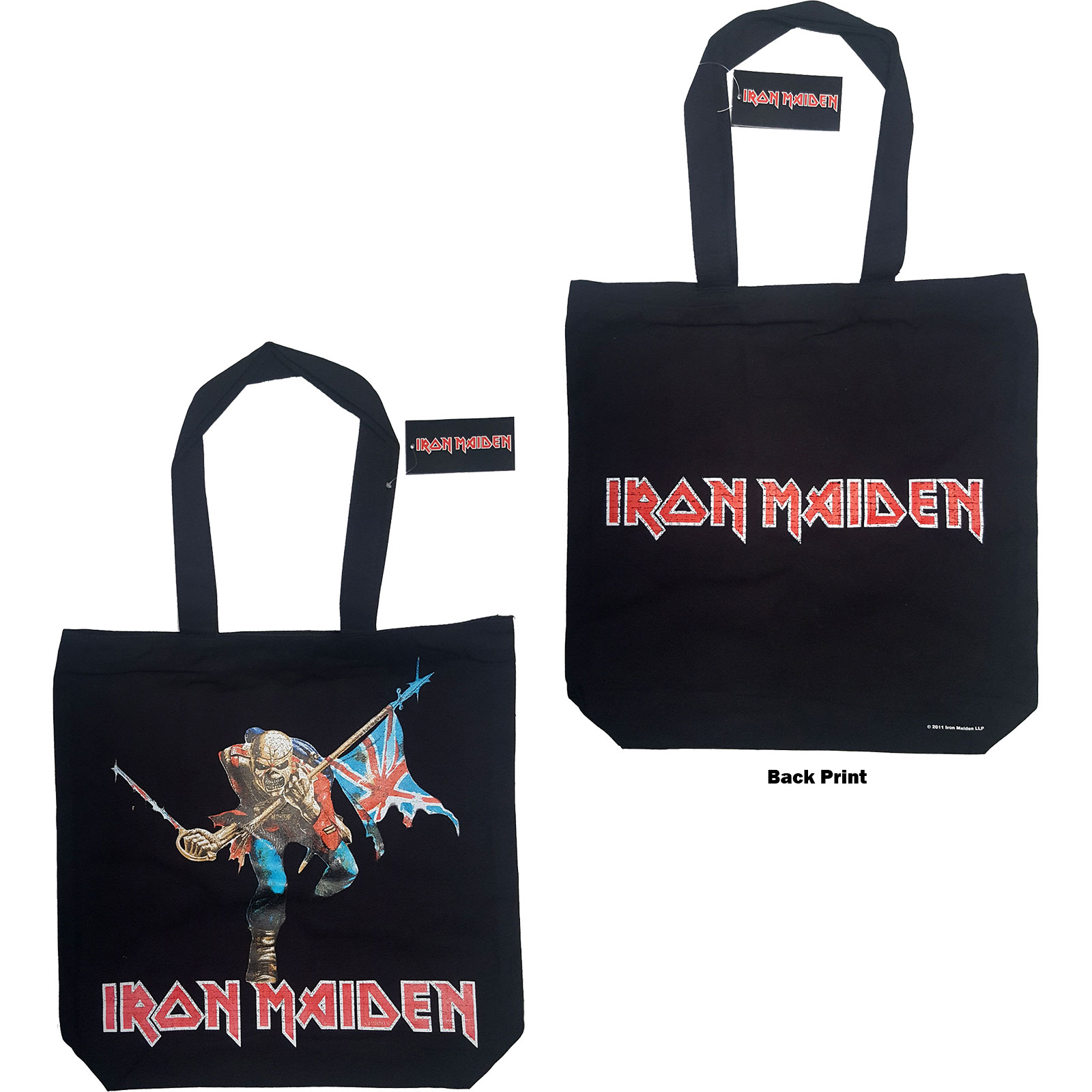 IRON MAIDEN - TOTE BAG XL TROOPER (BACK PRINT)