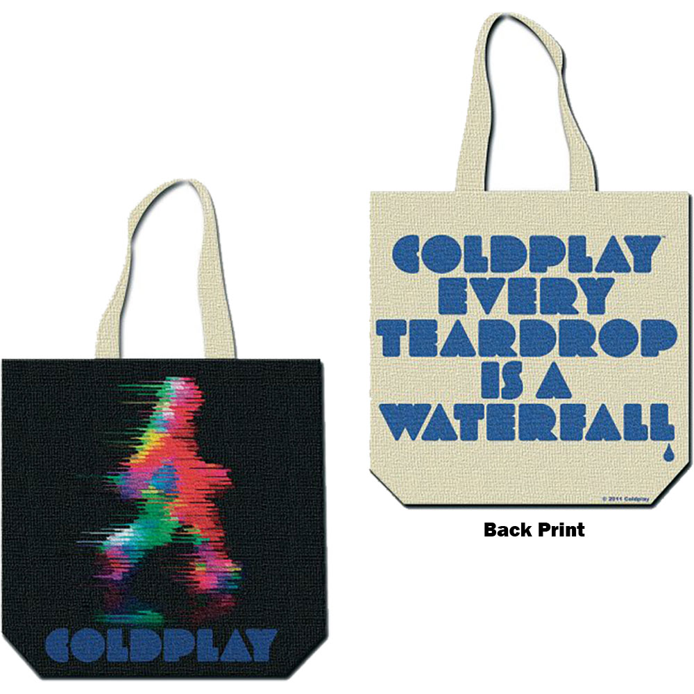 COLDPLAY - TOTE BAG XL FUZZY MAN/ETIAW (BACK PRINT)
