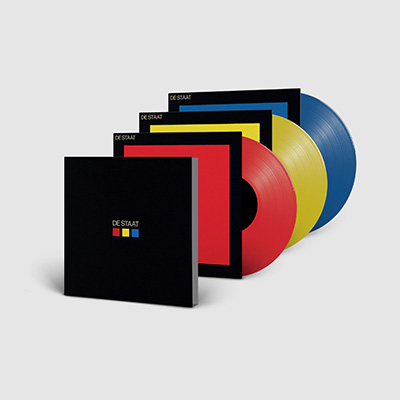 STAAT, DE - RED, YELLOW, BLUE -3X10INCH-