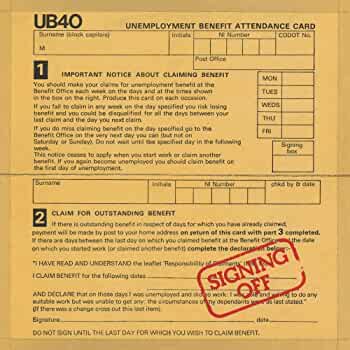 UB 40 - SIGNING OFF -COLOURED-