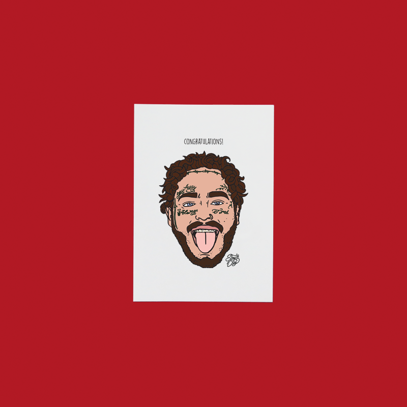 POSTCARDS - POST MALONE CONGRATULATIONS!