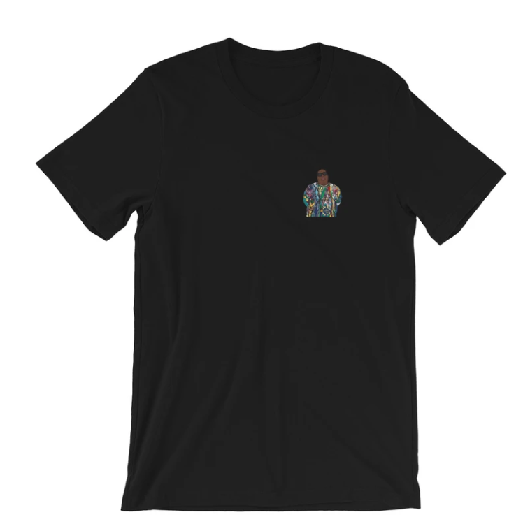 T-SHIRT - NOTORIOUS BIG ZWART SIZE S