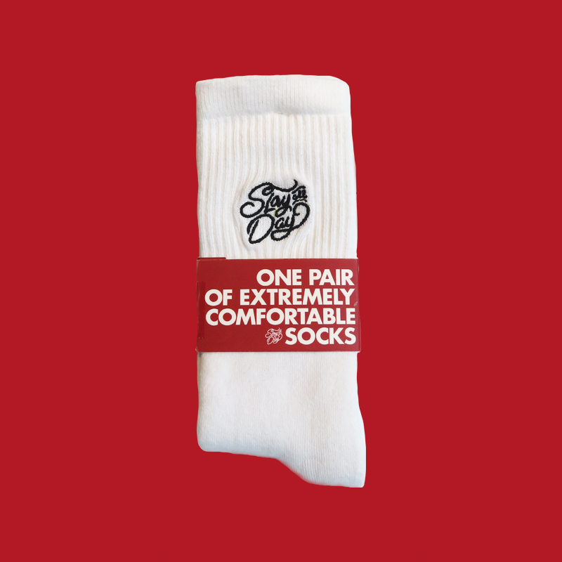 SOCKS - SLAY ALL DAY LOGO SOCKS SIZE 43-46