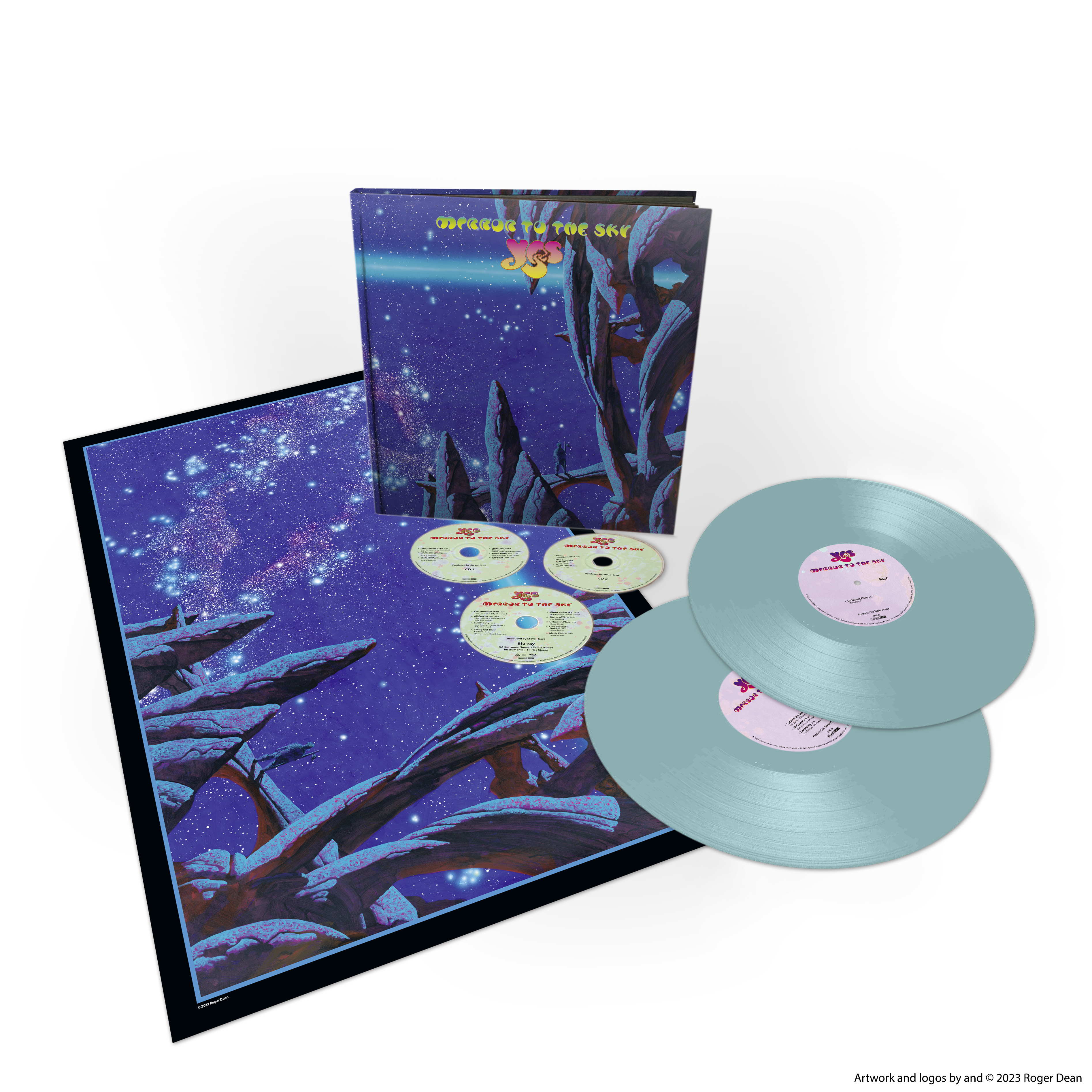 YES - MIRROR TO THE SKY -COLOURED-