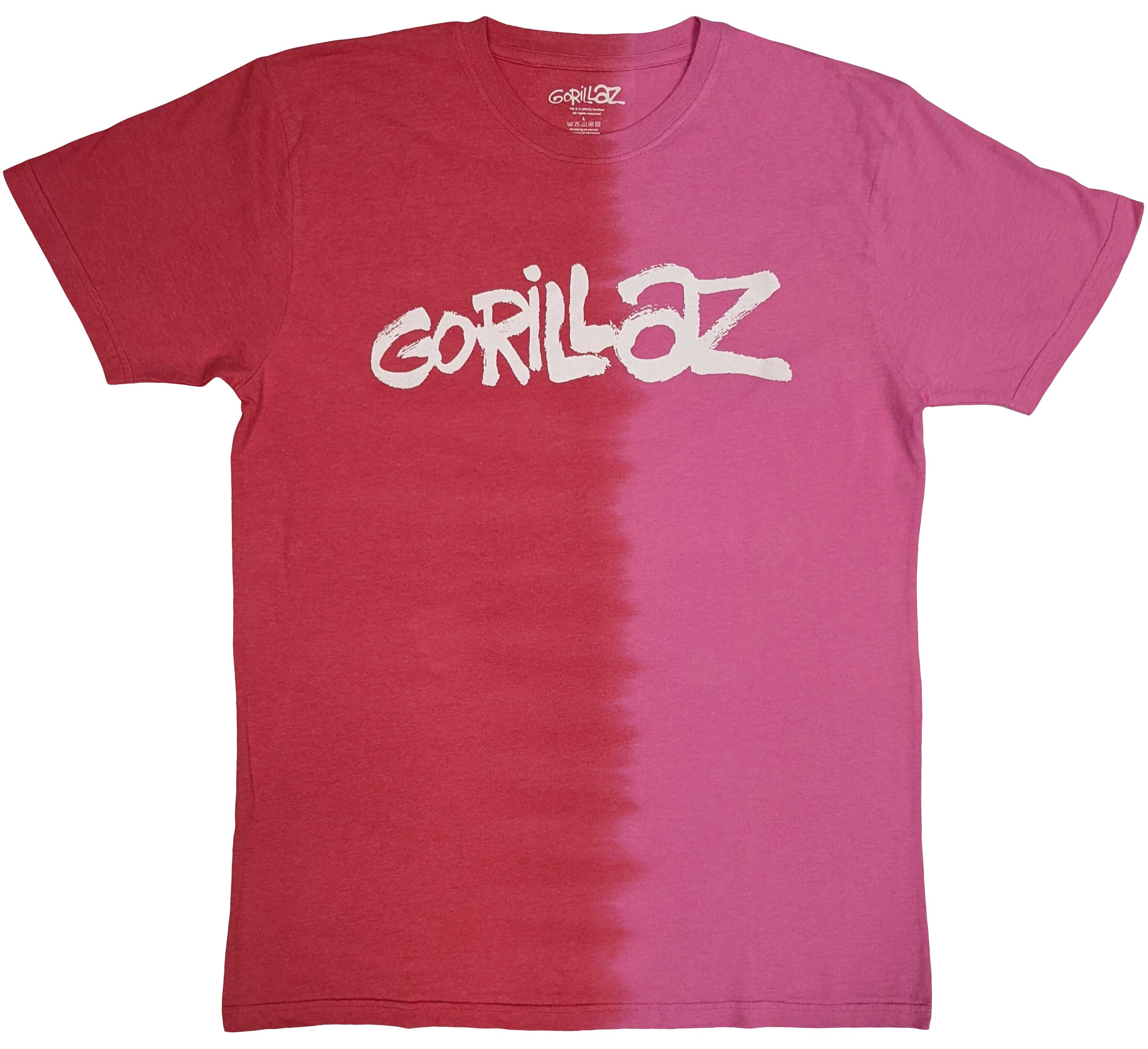 GORILLAZ - TWO-TONE BRUSH LOGO -MEDIUM-