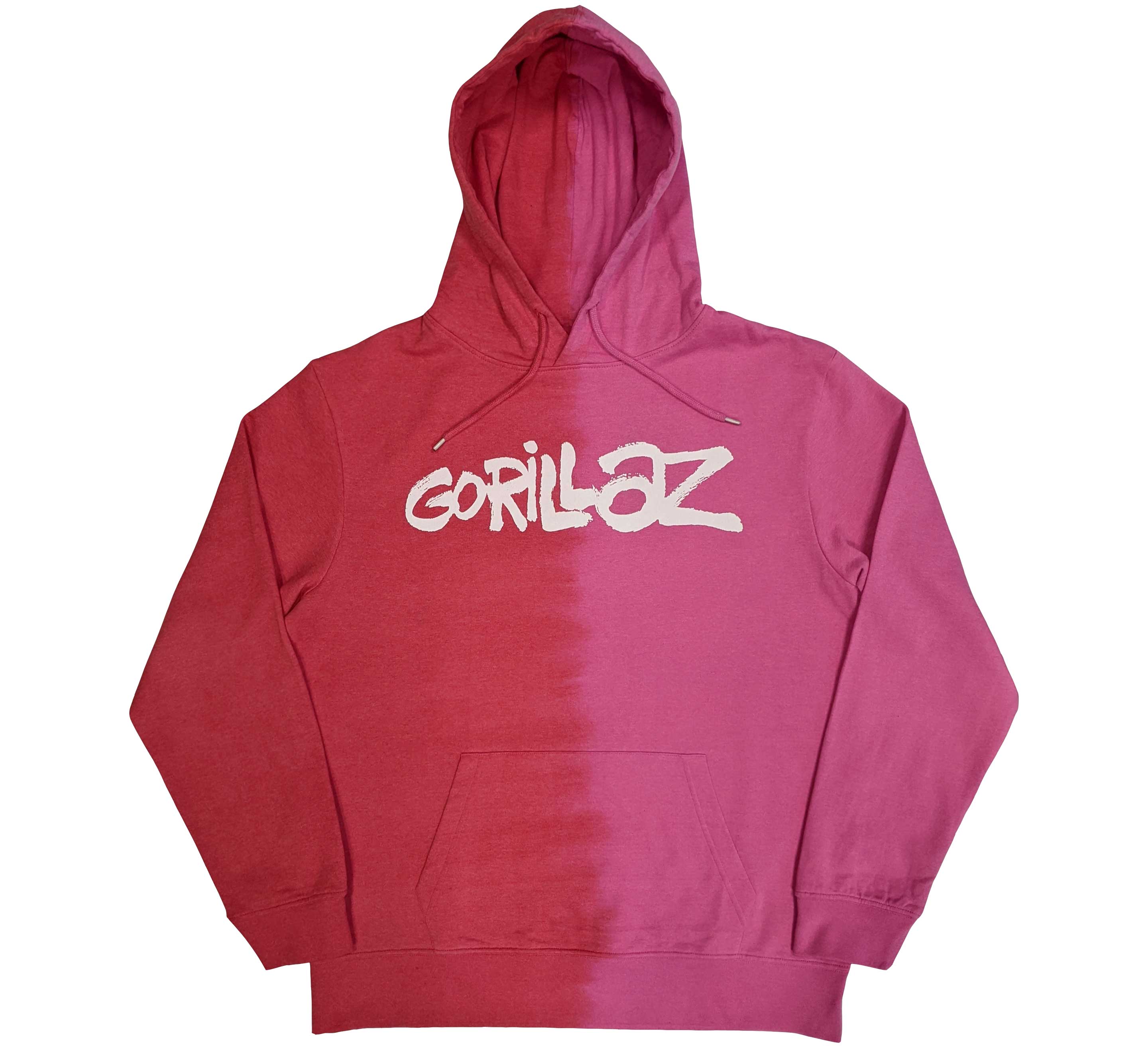 GORILLAZ - HOODIE TWO-TONE BRUSH LOGO -XXL-