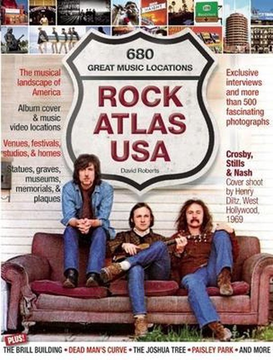BOOK - ROCK ATLAS USA: THE MUSICAL LANDSCAPE OF AMERICA : 650