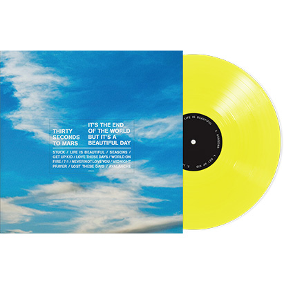 THIRTY SECONDS TO MARS - IT'S THE END OF THE WORLD..-NEON/YELLOW-