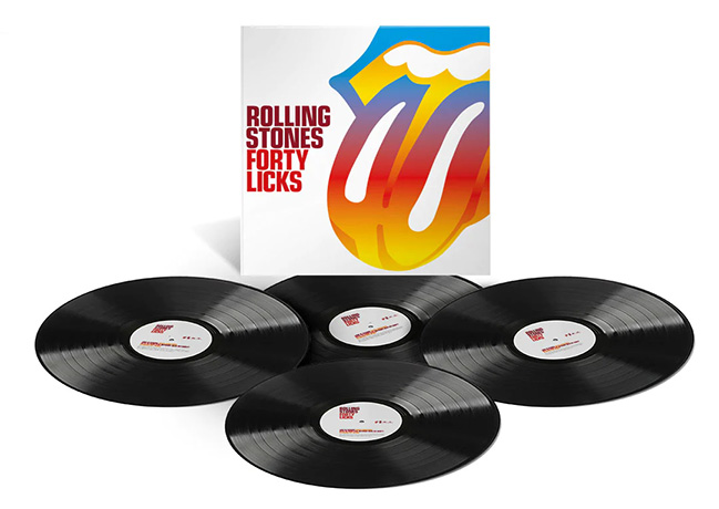 ROLLING STONES - FORTY LICKS -YELLOW, RED, BLUE, ORANGE 4LP-