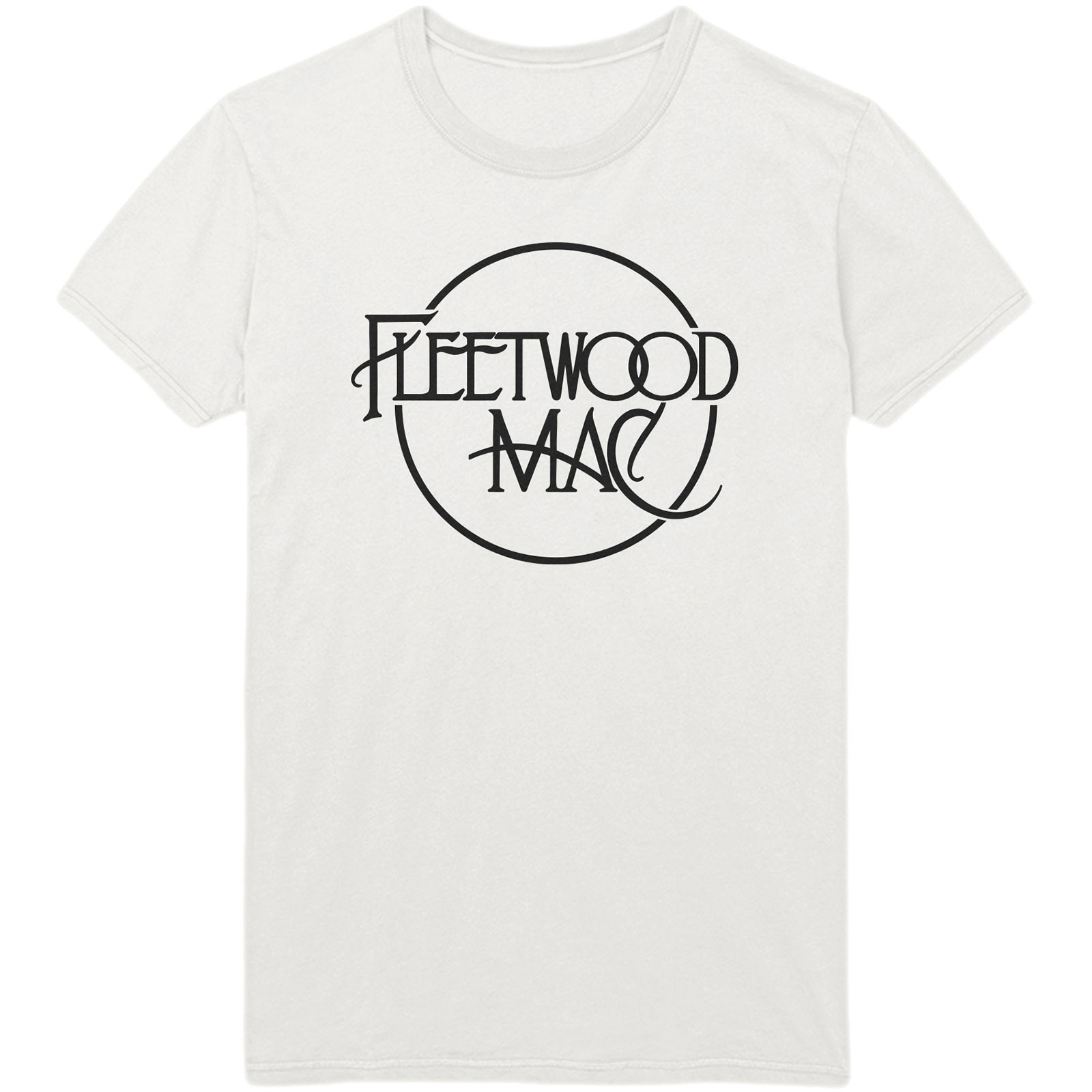 FLEETWOOD MAC - CLASSIC LOGO -XLARGE- WHITE