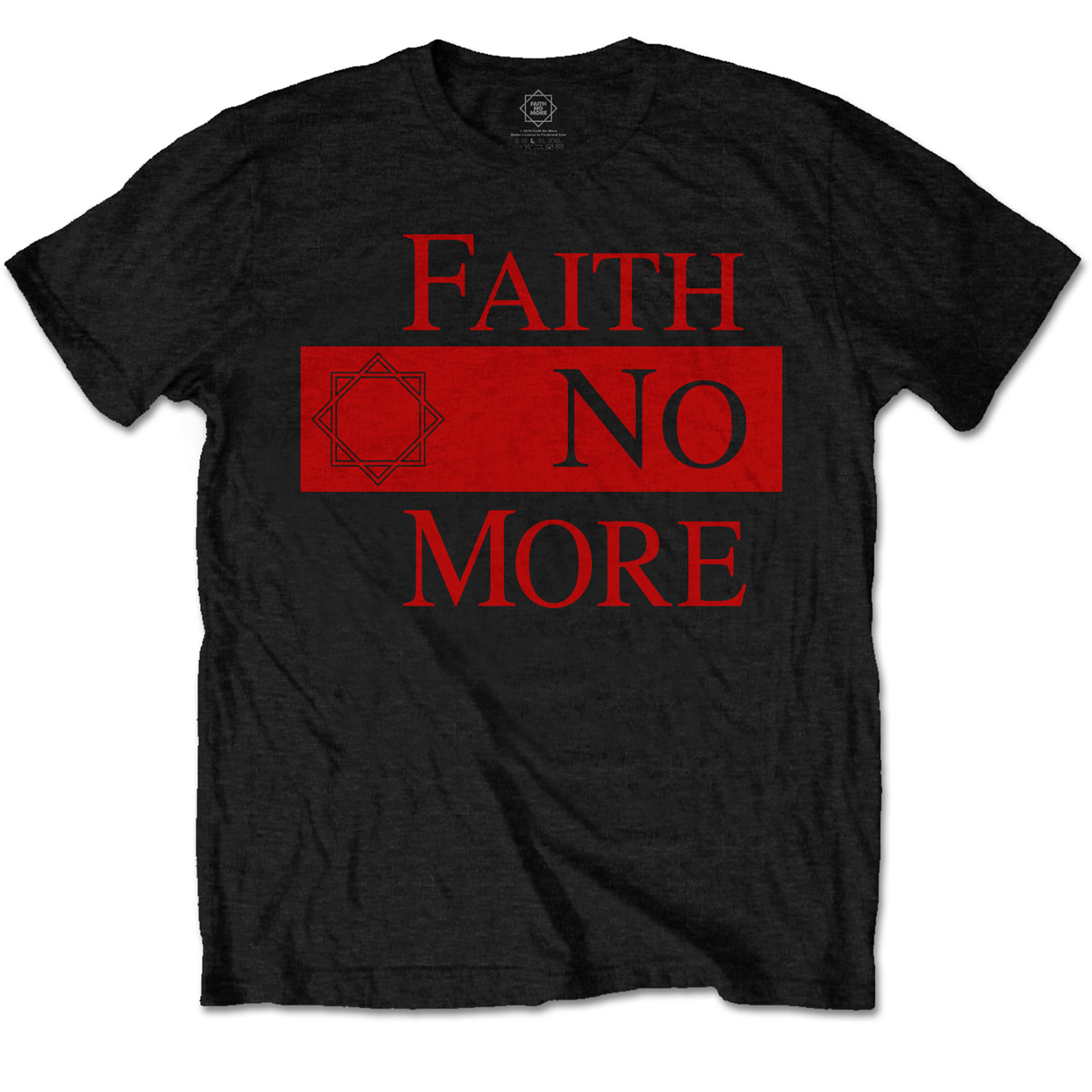 FAITH NO MORE - CLASSIC NEW LOGO STAR -MEDIUM-