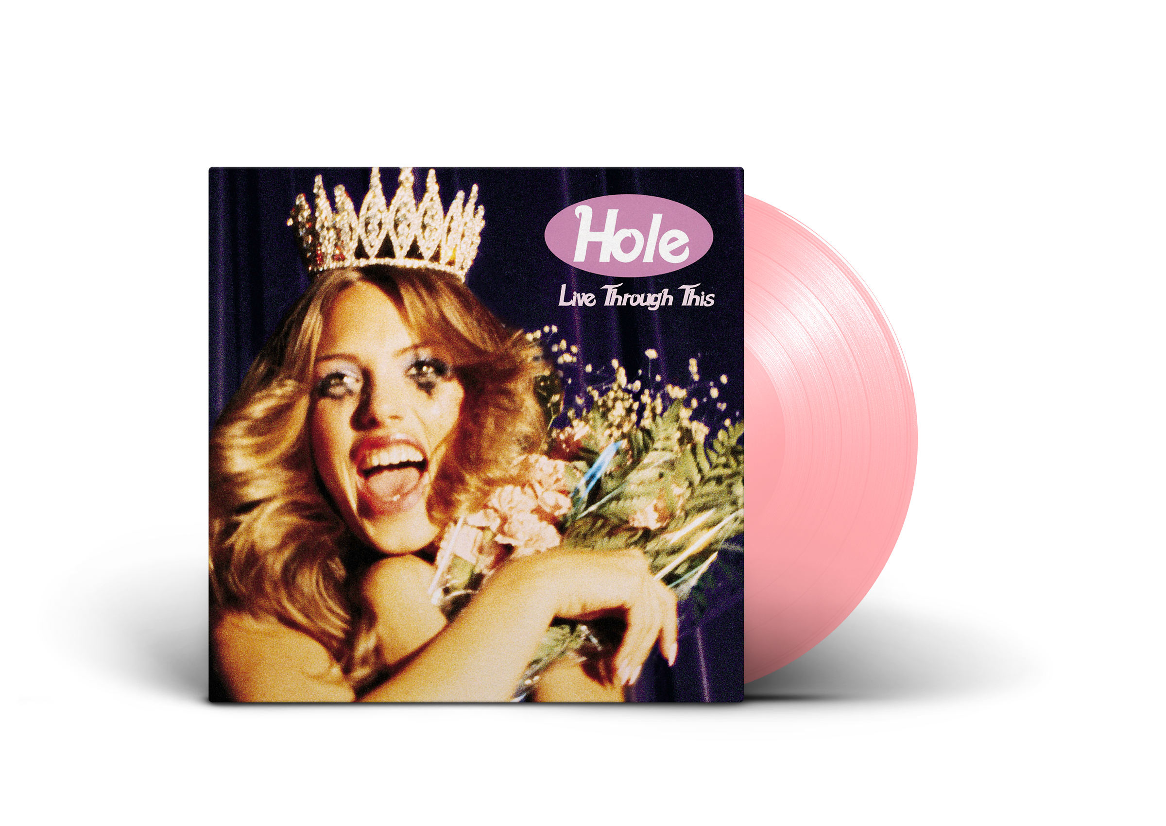 HOLE - LIVE THROUGH THIS - LIGHT ROSE VINYL-
