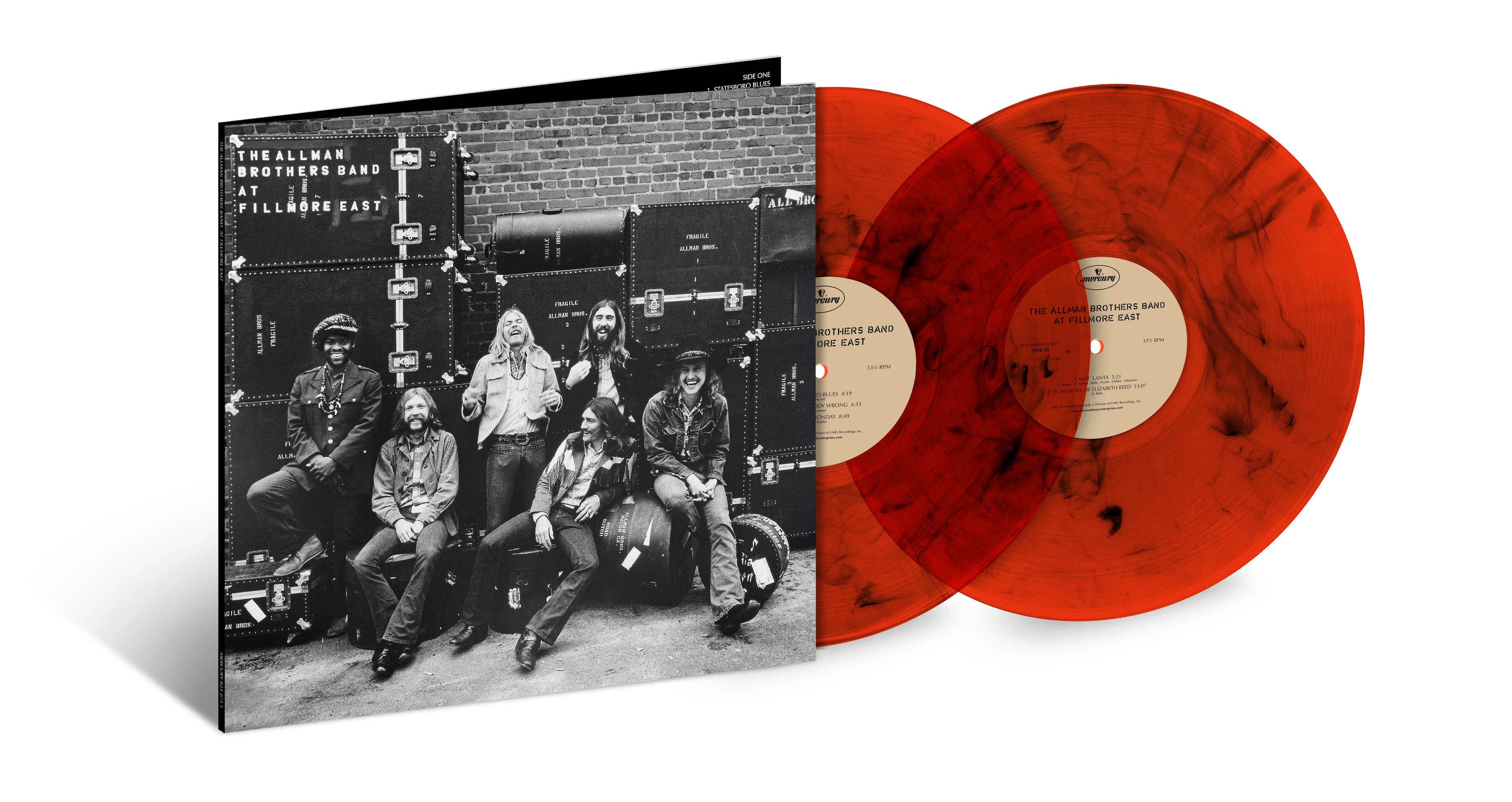 ALLMAN BROTHERS - LIVE AT FILLMORE -BLOODY MARY RED VINYL-