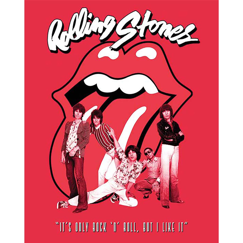 ROLLING STONES - IT'S ONLY ROCK N ROLL 40X50 -CANVAS-