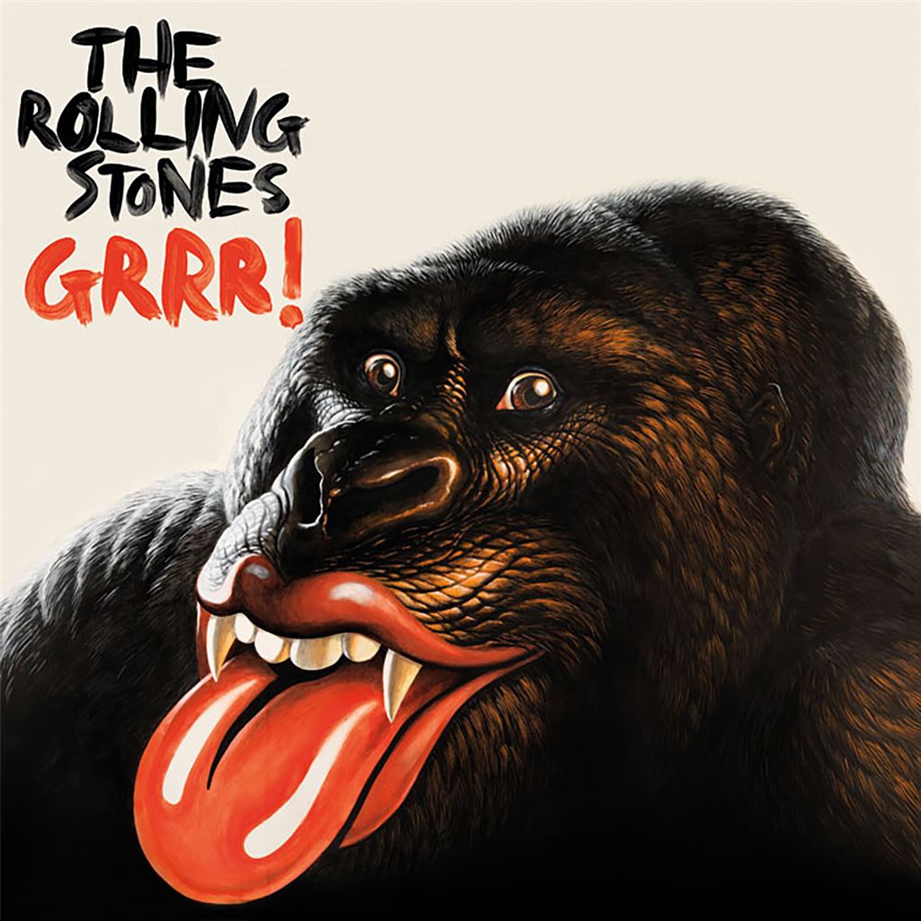 ROLLING STONES - GRRR 40X40 CANVAS