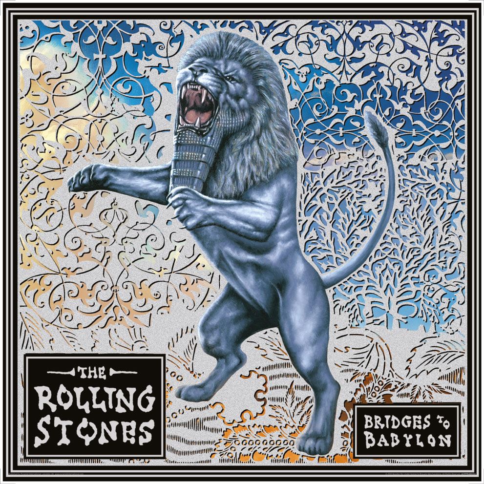 ROLLING STONES - BRIDGES TO BABYLON -COLLECTOR PRINTS- FRAMED