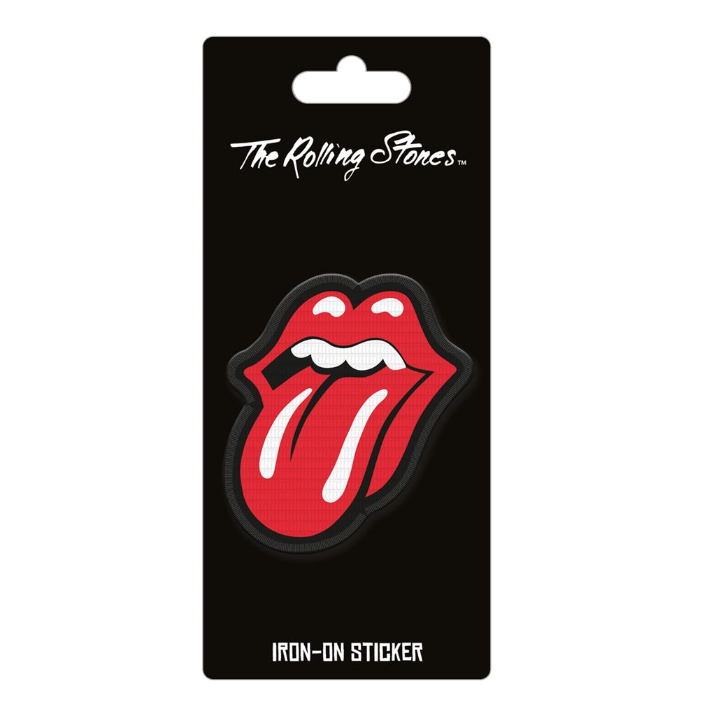 ROLLING STONES - THE ROLLING STONES - TONGUE EMBROIDERY (IRON ON) STICKR