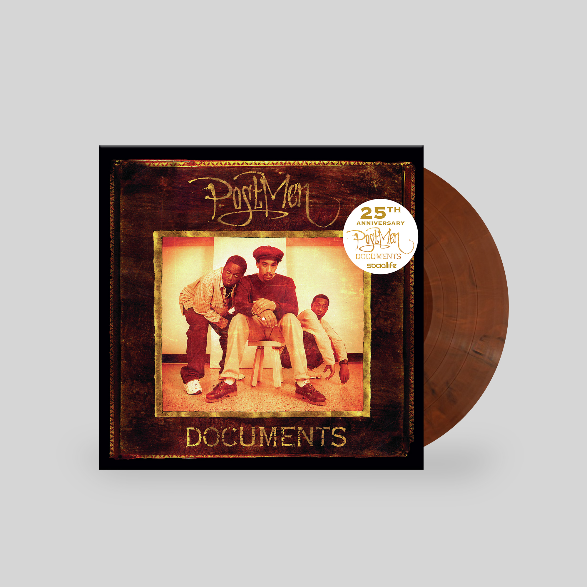 POSTMEN - DOCUMENTS -SOLID ORANGE & BLACK-