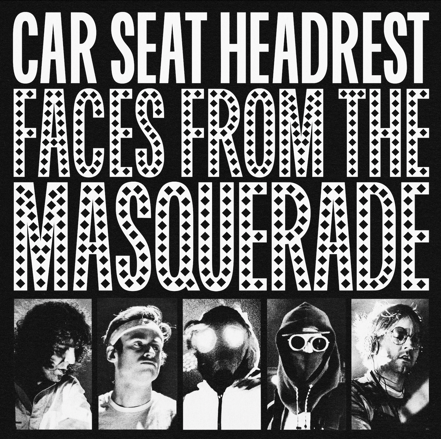 CAR SEAT HEADREST - FACES FROM THE MASQUERADE