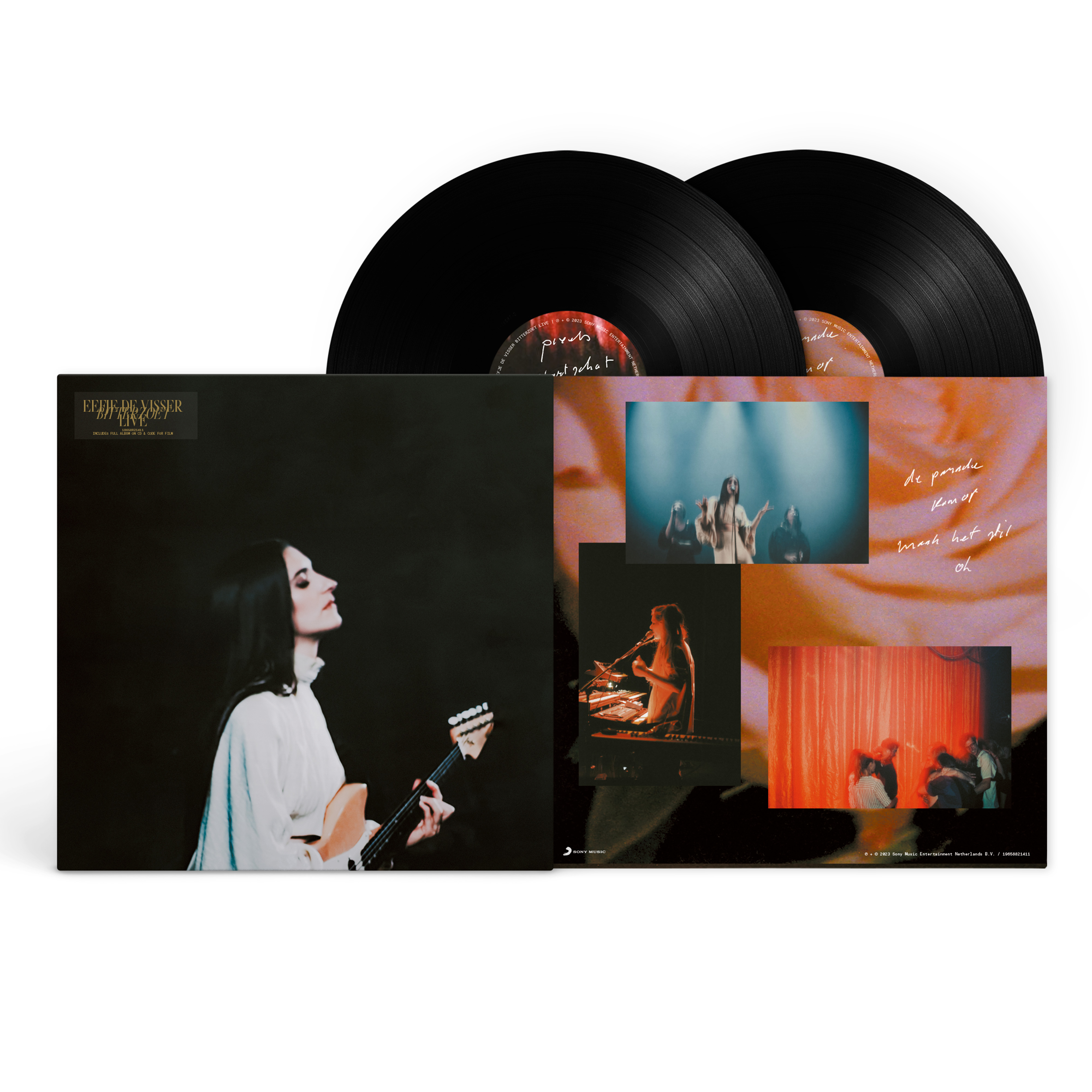VISSER, EEFJE DE - BITTERZOET LIVE -2LP+CD- -BLACK VINYL