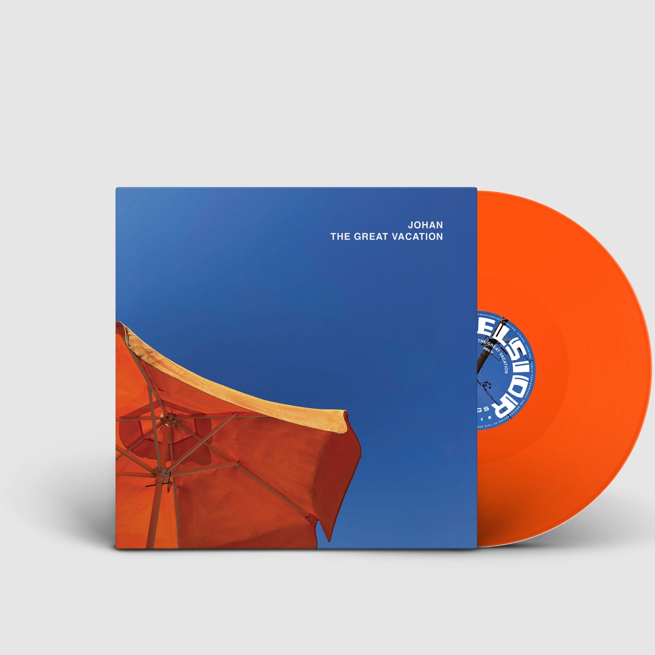 JOHAN - GREAT VACATION -ORANJE VINYL-