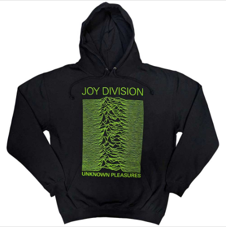 JOY DIVISION - HOODIE UNKNOWN PLEASURE -LARGE-