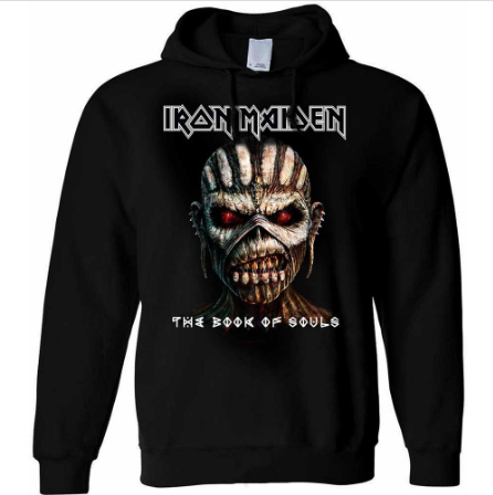 IRON MAIDEN - HOODIE BOOK OF SOULS -LARGE-