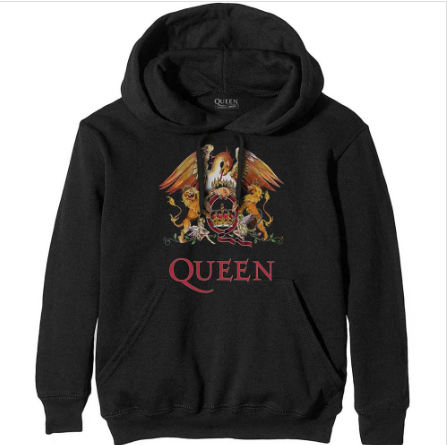 QUEEN - HOODIE CLASSIC CREST -MEDIUM-