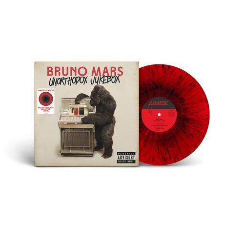 MARS, BRUNO - UNORTHODOX JUKEBOX - BLACK/RED VINYL-