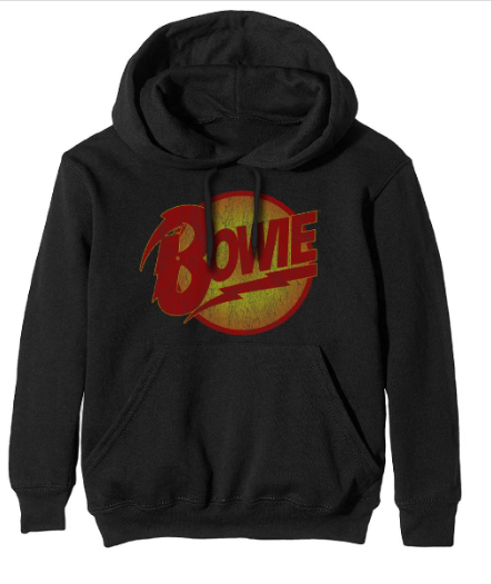 BOWIE, DAVID - HOODIE VINTAGE DIAMOND DOGS -LARGE-