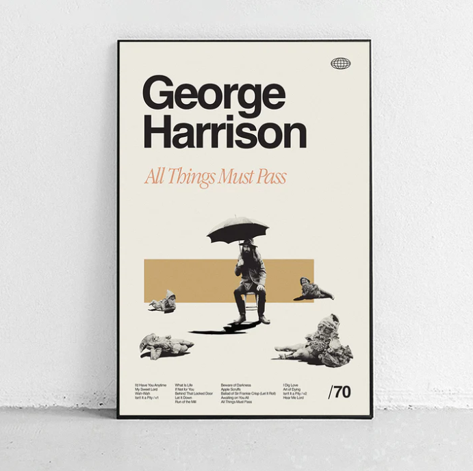 HARRISON, GEORGE - ALL THINGS MUST PASS -SANDGRAIN POSTER 40X60-