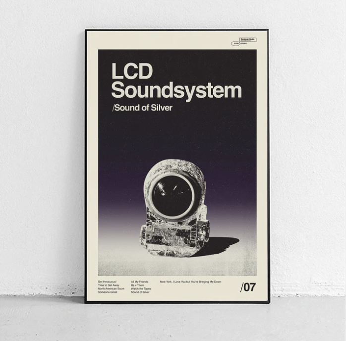 LCD SOUNDSYSTEM - SOUND OF SILVER -SANDGRAIN POSTER 40X60-