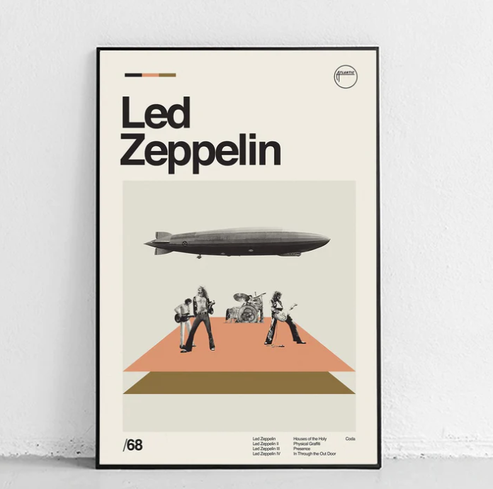 LED ZEPPELIN - LED ZEPPELIN -SANDGRAIN POSTER 40X60-