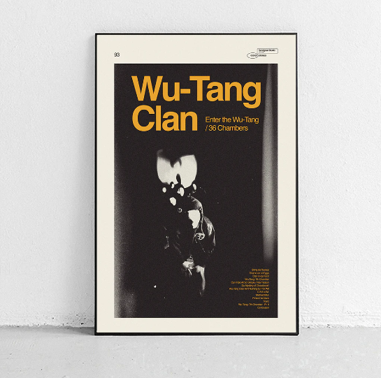 WU-TANG CLAN - ENTER THE WU-TANG -SANDGRAIN POSTER 40X60-